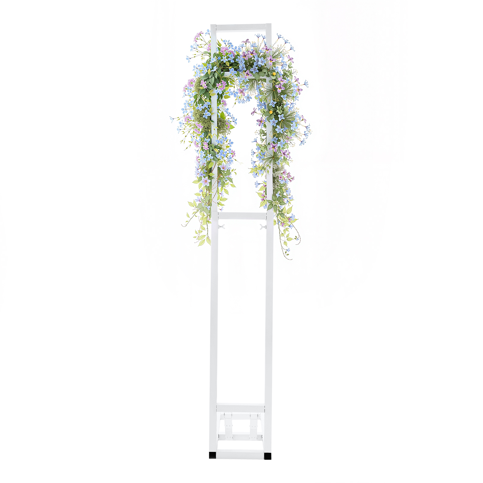 Weißer freistehender Eisen-Hoc – Photo Booth Frame Bewertung und Preis