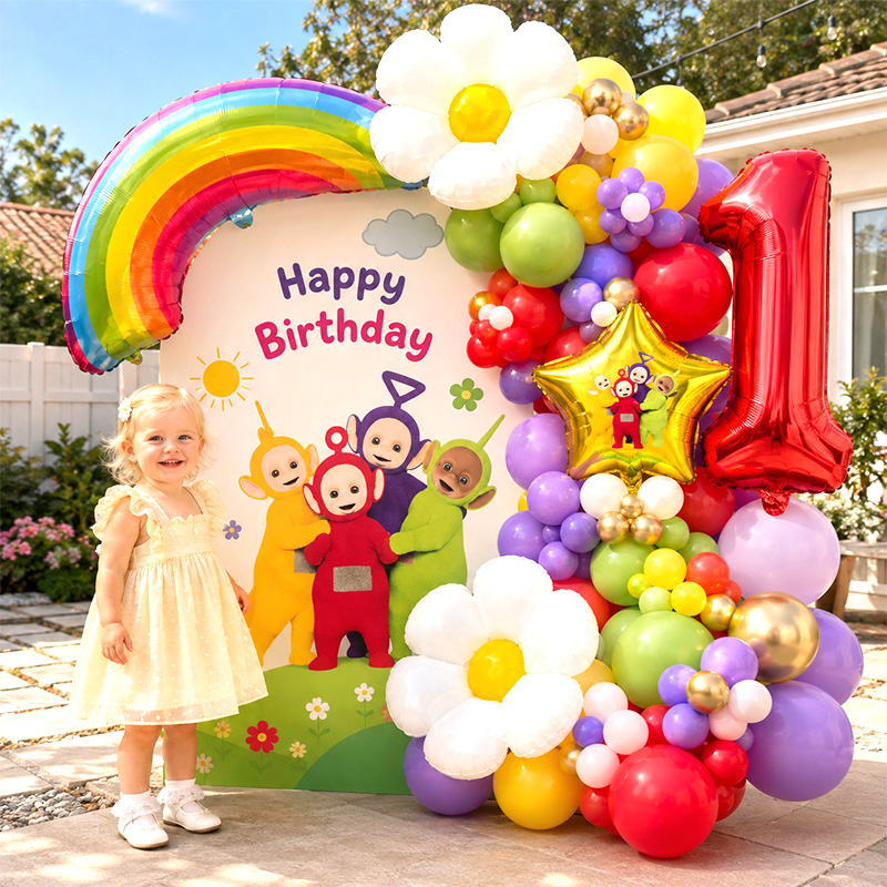 Teletubbies Ballonbogen-Set Bo – Balloon Arch Kit Bewertung und Preis
